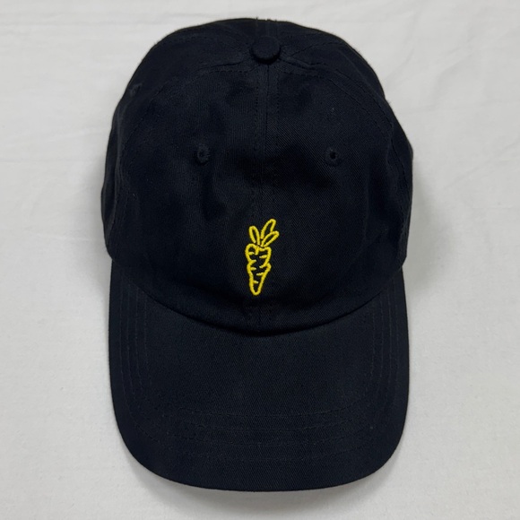 Carrots by Anwar Carrots Hat Cap One Size Fits All Adjustable Strapback Black - Picture 1 of 3